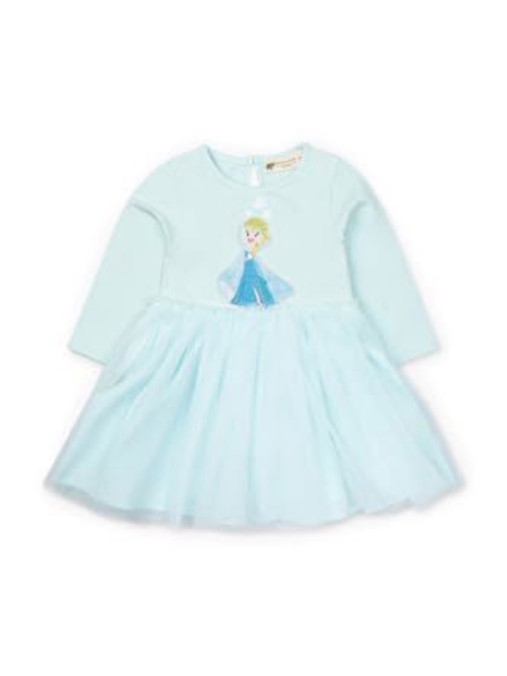 monica + andy Disney Tulle Dress Frozen Elsa light blue 100% Organic nwt